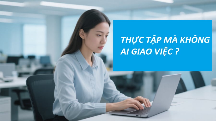 Thực tập mà không ai giao việc thì phải làm sao ?