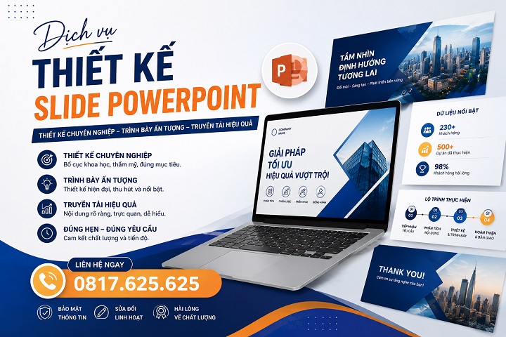 Dịch vụ làm PowerPoint thuyết trình