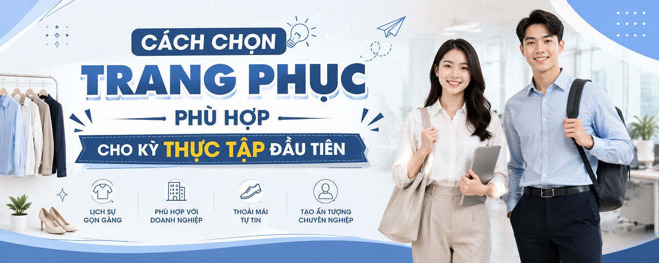 CÁCH CHỌN TRANG PHỤC PHÙ HỢP CHO KỲ THỰC TẬP ĐẦU TIÊN