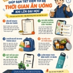 Mẹo nhỏ giúp bạn tiết kiệm thời gian ăn uống khi lên Đại Học