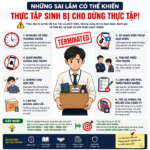 Sai lầm có thể khiến thực tập sinh bị đuổi trong quá trình trải nghiệm tại đơn vị
