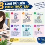 8 loại dữ liệu khi đi thực tập sinh viên cần ghi lại mỗi ngày